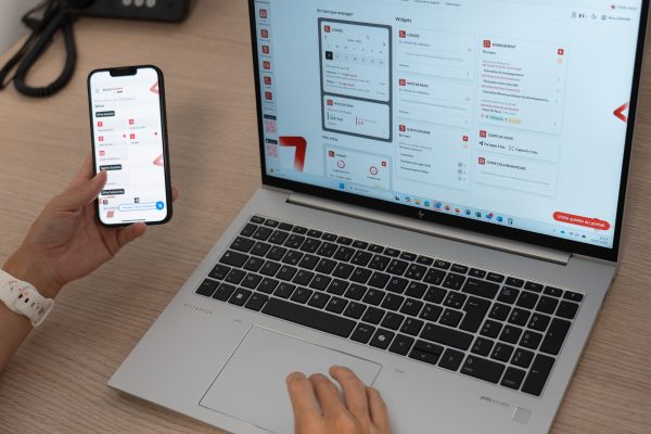 Mockup de l'application Déplacement DailyApps